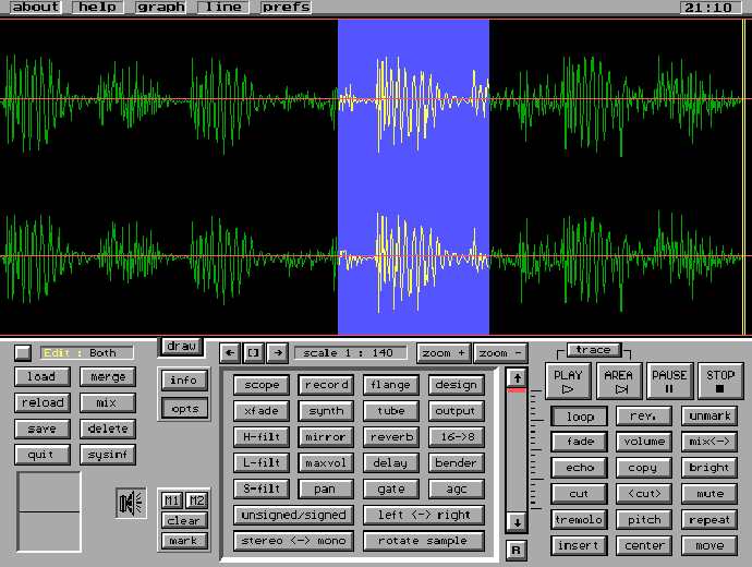 S-Edit – DOS sample editor by Jeroen Koomen